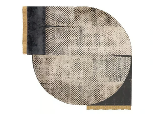 PLANET NEW - Round handmade wool rug _ Ghodrati Rug